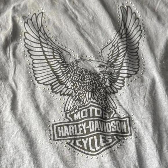 Harley-Davidson Lace-Up Sleeveless Tank – Women’s Large - Picture 3 of 8